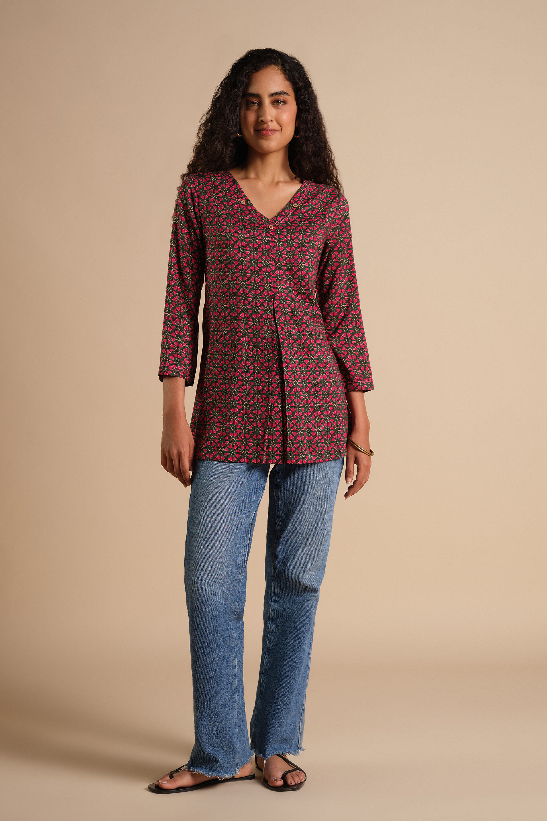 Farnoush Top, Green, image 3